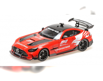 MERCEDES-BENZ Amg Gt V8 Black Series F1 Safety Car Crowdstrike Season (2024) Bernd Maylander, Red White Black