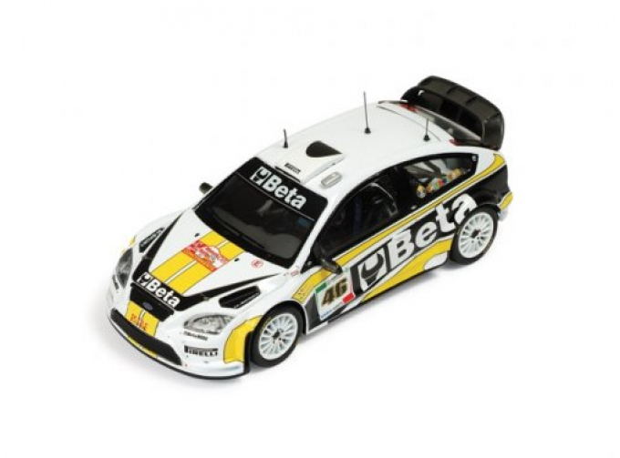 FORD Focus RS 07 WRC 46 V.Rossi-C.Cassina Monza Rally (2008), white