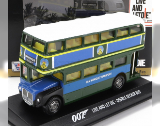 DECKER Diorama - Autobus (1960) - 007 James Bond - Live And Let Die - Vivi E Lascia Morire, Blue Green