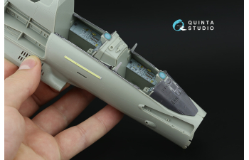 3D Декаль Внутренний переплет остекления и дополнения для Eurofighter Typhoon EF-2000B/2000T Двухместный (Trumpeter)
