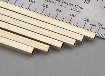 Квадратная латунная трубка 1,6 мм, 2 шт