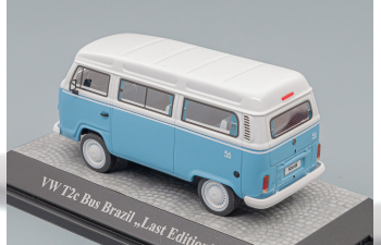 VOLKSWAGEN T2c Bus Brazil "Last Edition" (2013), light blue / white