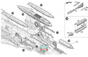 Сборная модель Самолет Су-17M3Р