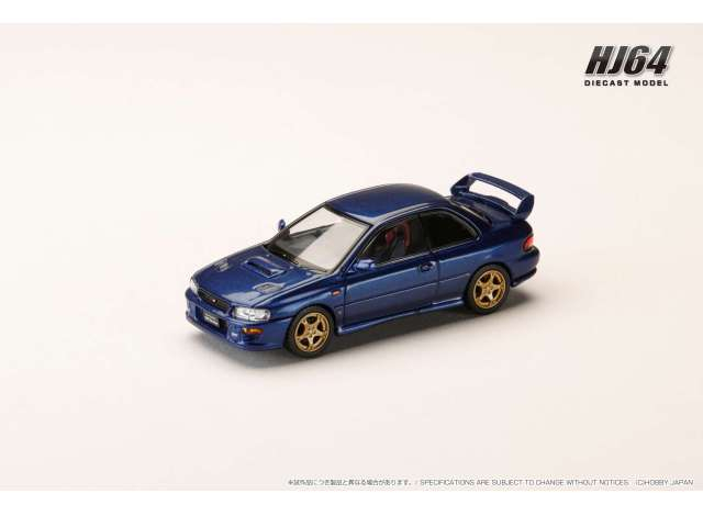 SUBARU Impreza PURE SPORTS COUPE WRX type R STi Version WR Type Front Bumper, gran blue mica