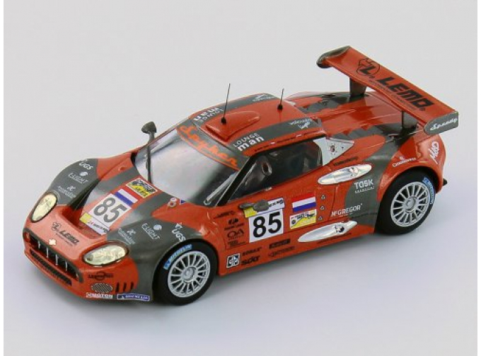 SPYKER C8 Spyder GT2-R, 85 A.Belicchi-A.Chiesa-A.Caffi Le Mans 2007, red