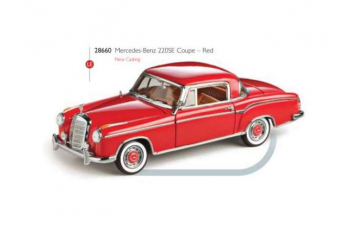 MERCEDES-BENZ 220SE Coupe (1958), red