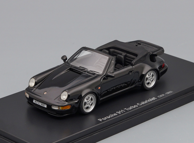 PORSCHE 964 Turbo Cabriolet Germany 1993, black metallic