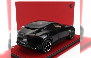 FERRARI Purosangue Suv (2022) - Con Vetrina - With Showcase, Nero Purosangue - Black