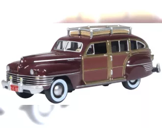 CHRYSLER Town & Country Woody Wagon (1942), dark red