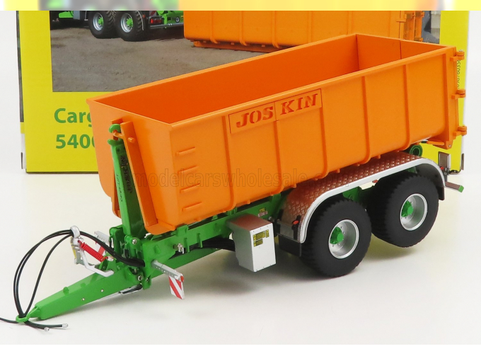 JOSKIN Silo-cargo Lift 5400 D18 Trailer For Tractor (2004), Orange Green