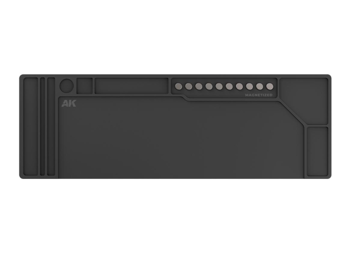Силиконовый коврик черного цвета / Silicone tablecloth black