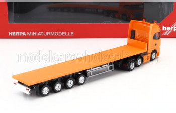 IVECO FIAT S-way 6x2 Truck Rimorchio Pianale (2021), Orange