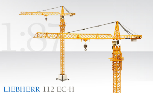 LIEBHERR Turmdrehkran 112 EC-H, gelb