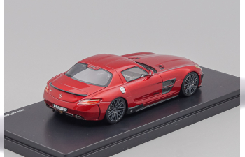 MERCEDES-BENZ Brabus 700 Biturbo SLS AMG C197, red metallic