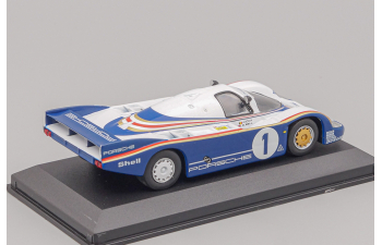 PORSCHE 956lh 2.6l F6 Twin Turbo Team Rothmans Porsche System №1 Winner 24h Le Mans (1982) Jacky Ickx - Derek Bell, white / blue
