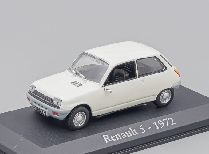 Renault 5 1972, white