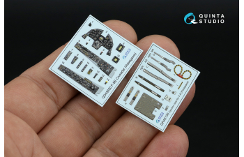 3D Декаль интерьера кабины F-8E Crusader (Hasegawa/Hobby 2000)