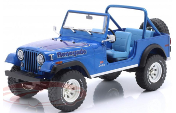 JEEP CJ-7 Renegade (1978), blue metallic / white