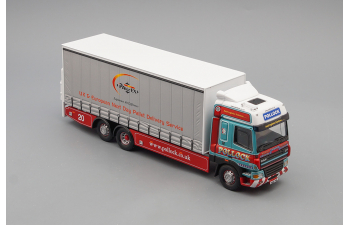 DAF CF Curtainside Lorry - Pollock (Scotrans), silver / red