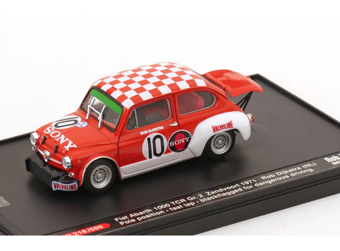 FIAT Abarth 1000 TCR Gr.2 №10 Zandvoort, Dijkstra (1971)