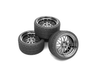 Набор дисков WORK MEISTER M1 3PIECE 19 дюймов (с покрышками)