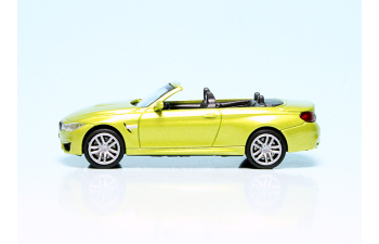BMW M4 Cabrio (2015), yellow metallic