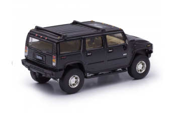 HUMMER H2 (2008), черный металлик