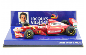 WILLIAMS Mecachrome F1 Launch Version J. Villeneuve World Champion (1977), red