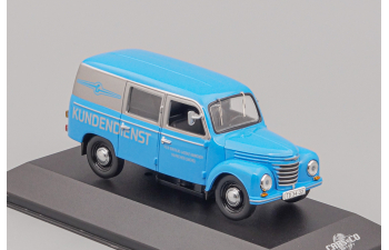 (Б/У) IFA Framo V901/2 Kastenwagen - Barkas Kundendienst 1954, blue
