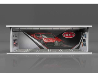 Parking Garage *Bugatti with light*, red/black