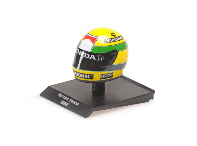 MINI HELMET Ayrton Senna #12 Honda McLaren Formula 1 World champion (1988)