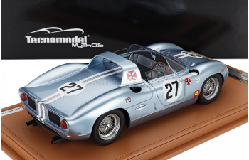 FERRARI 330p 4.0l V12 Spider №27 12h Sebring (1965) Charlie Kolb - John Fulp, Light Blue Met