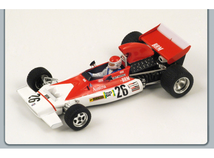 BRM P153 No.26 Monaco GP Helmut Marko (1972), red