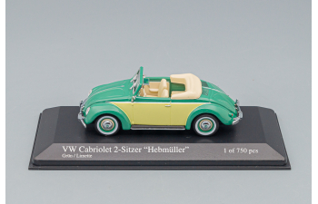 VOLKSWAGEN Hebmüller Cabriolet (1949), green / lemon