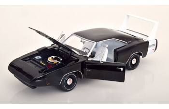 DODGE Charger Daytona (1969), black white