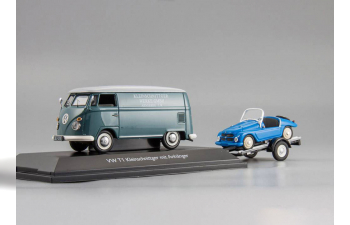 Volkswagen T1c box van "Kleinschnittger" with trailer and Kleinschnittger F125