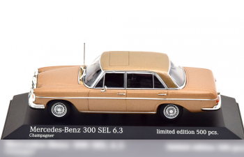 MERCEDES-BENZ 300 SEL 6.3 W109 (1968), light gold-metallic