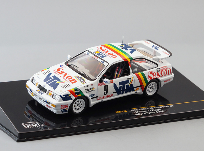 FORD Sierra RS Cosworth 9 Rally d`Ypres (C.McRae - D.Ringer) 1990, white