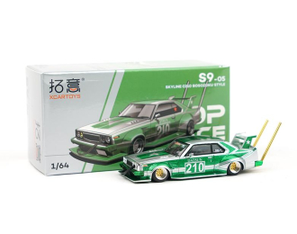 DATSUN Skyline C210 Bosozoku Style #210, green / silver
