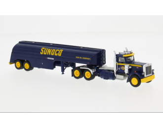 PETERBILT 359 Tank-SZ Sunoco (1973), blue/yellow
