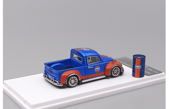 VOLKSWAGEN Beetle PickUp Red Gulf Oil Livery, blue / orange