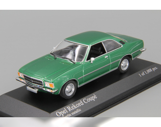 OPEL Rekord D Coupe (1975), green metallic