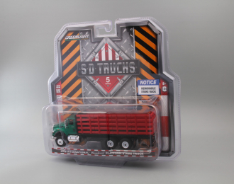 INTERNATIONAL WorkStar Platform Stake Truck 2018 Red (Greenlight!)