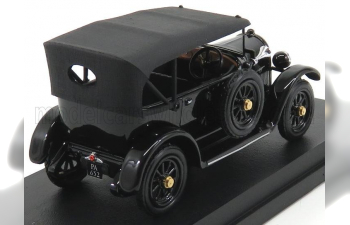 FIAT 501 Cabriolet Closed La Saetta Del Re (1919), Black