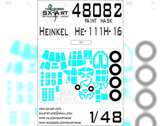 Маска окрасочная He-111H-16 (ICM)
