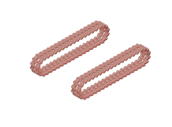 Гусеницы наборные на трактор Т-150 (адаптированы под журнальный трактор)