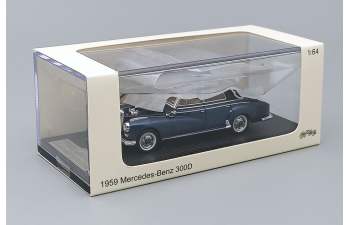 MERCEDES-BENZ 300D (1959), blue / black