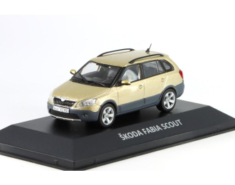 SKODA Fabia II Combi Scout (2010), gold