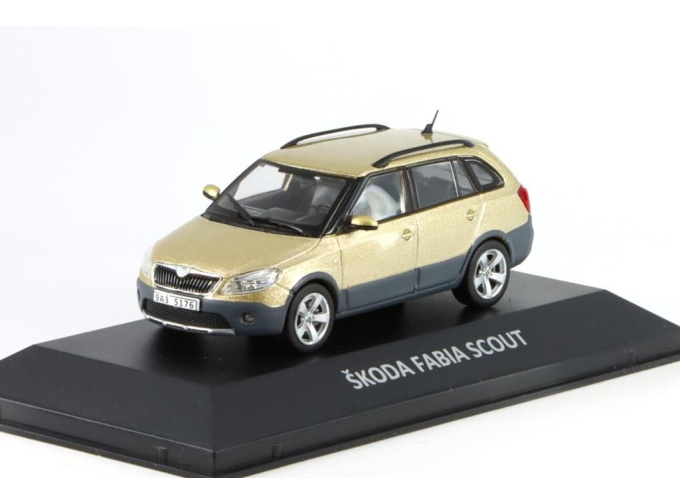SKODA Fabia II Combi Scout (2010), gold