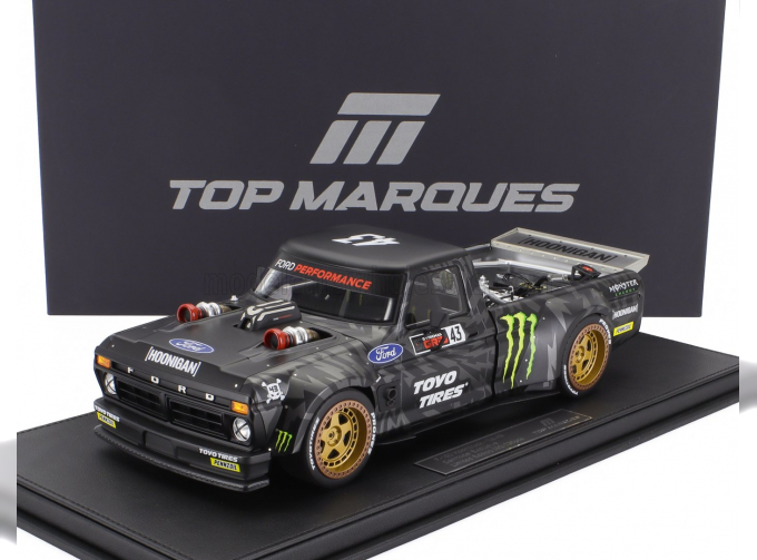 FORD F-150 Pick-up №43 Hoonigan (2018) Ken Block, Black White